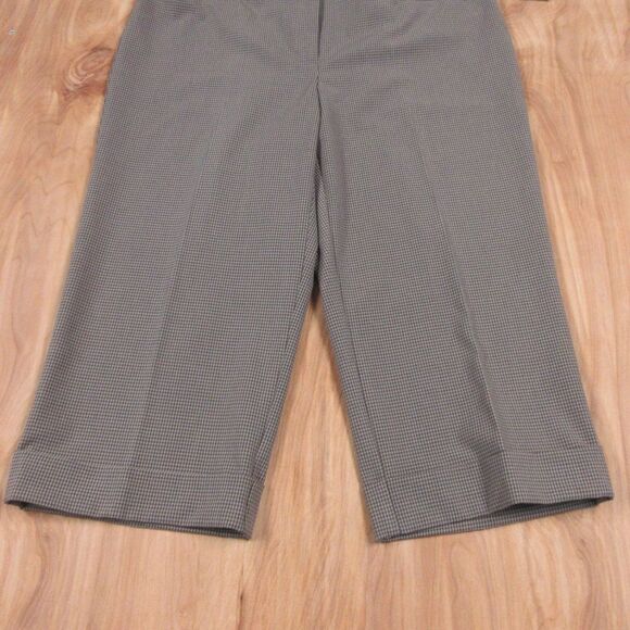 JH COLLECTIBLES Shades of Nature Dress Capris Sz 14 Brown Plaid Crop Skimmer NWT - Picture 4 of 16